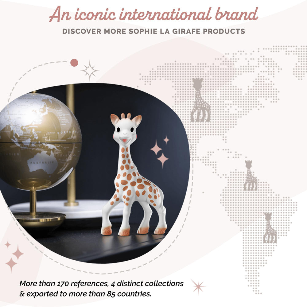 Sophie la girafe teething baby-use friendly silhouette