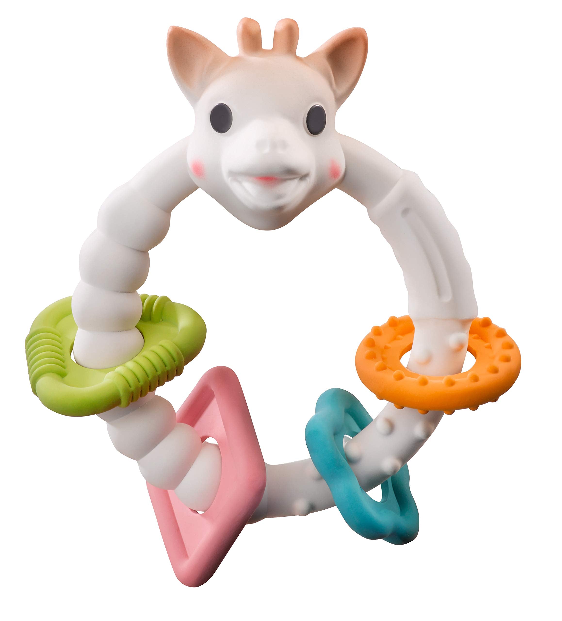 Sophie la girafe teething colorings natural rubber ensures a safe, chew-friendly material