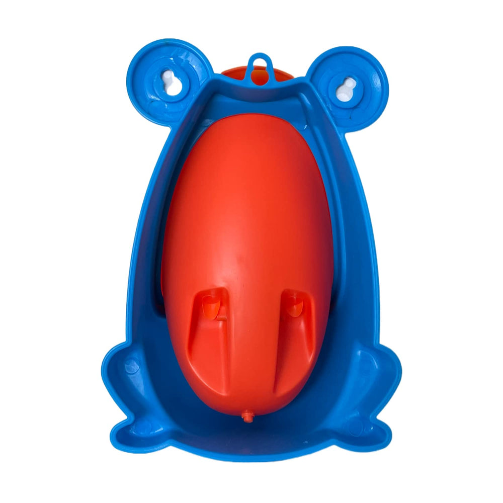 Soraco Frog Potty target spinner adds fun aim practice for toddlers.