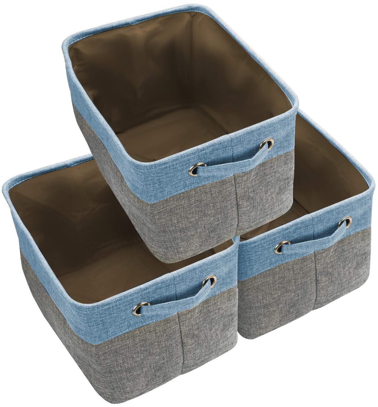 Sorbus Cubby Aqua carry handles enable easy transport.