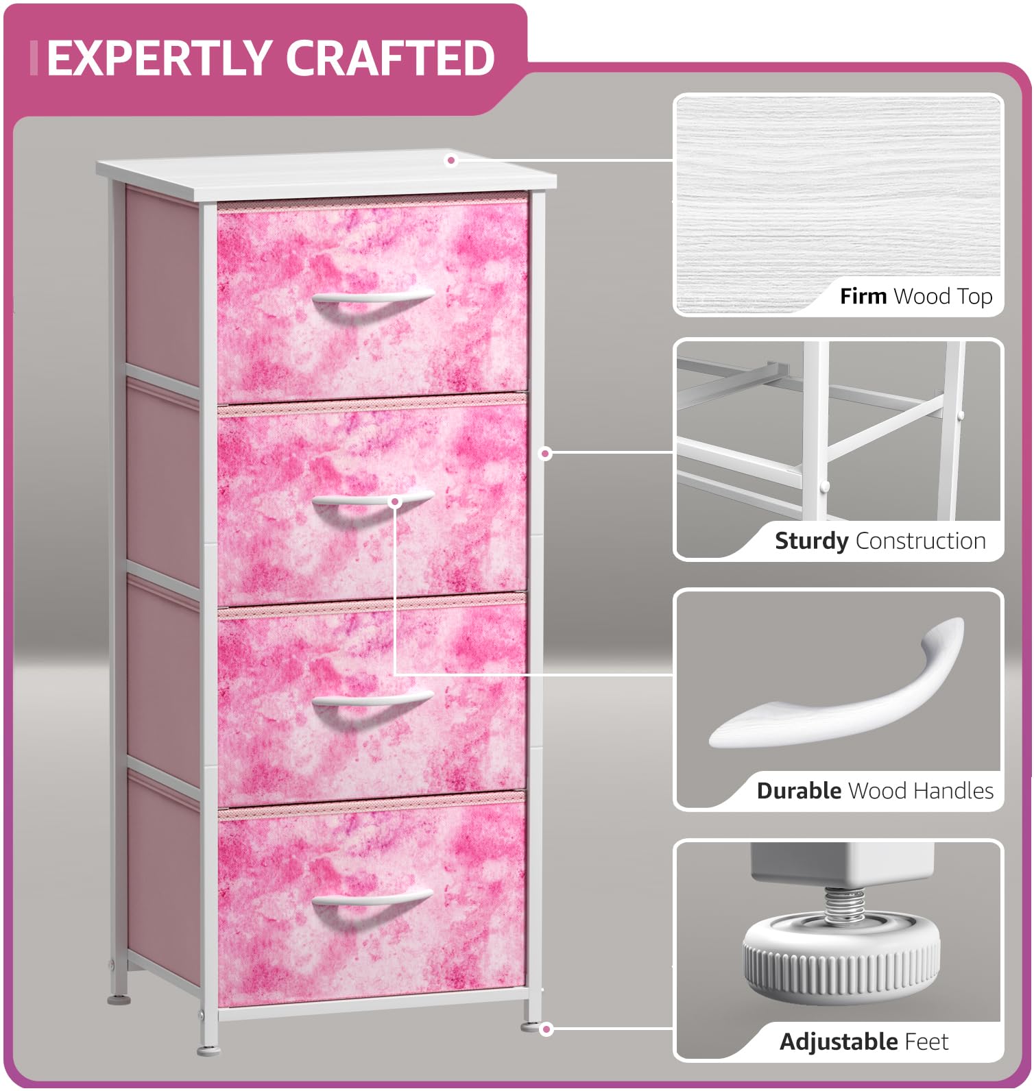 Sorbus dorm-room setup demonstrates compact storage in small spaces.