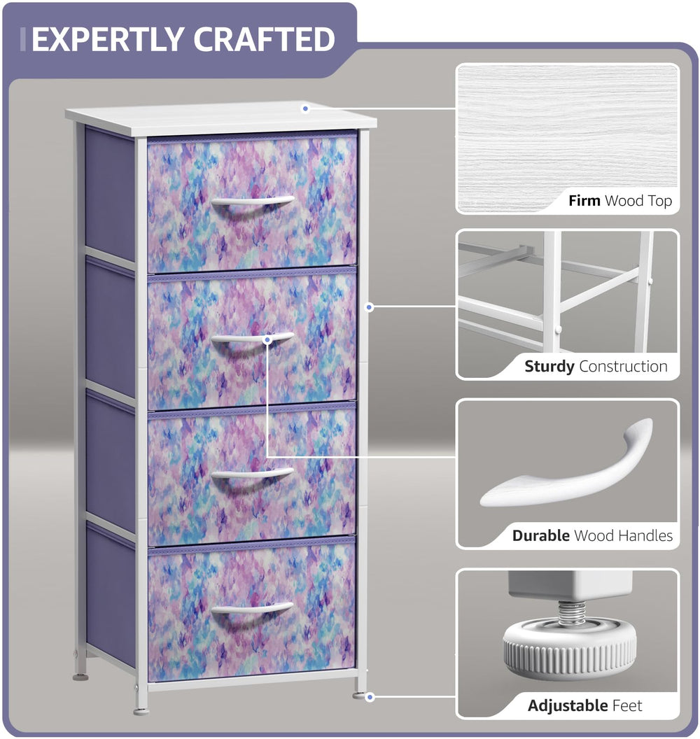 Sorbus storage tower with non-woven fabric bin for lightweight storage.