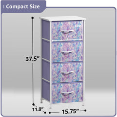 Sorbus dresser storage tower steel frame closeup highlighting durability and modern design.