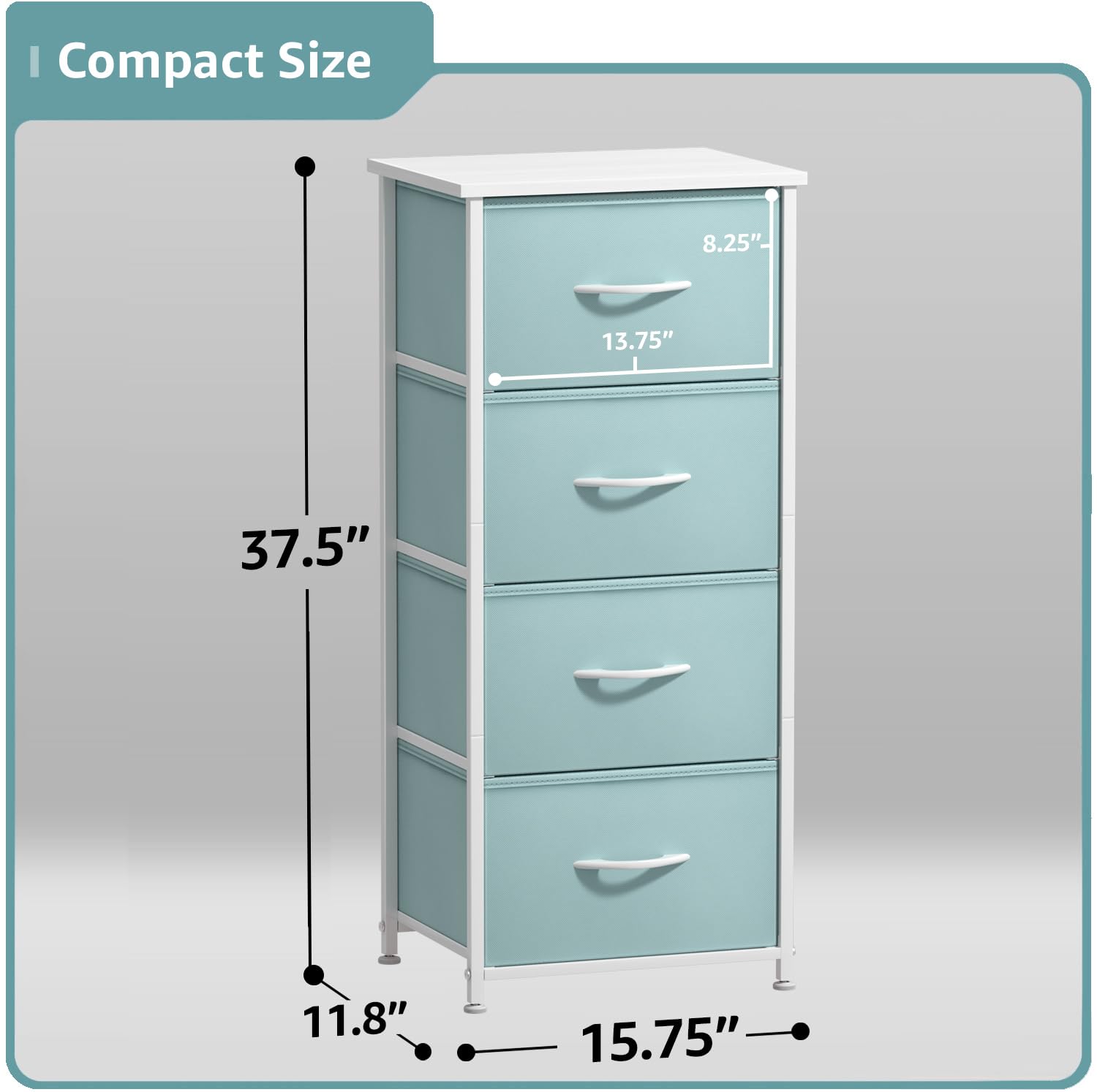 Sorbus dresser storage tower steel-frame emphasizes durable vertical organization