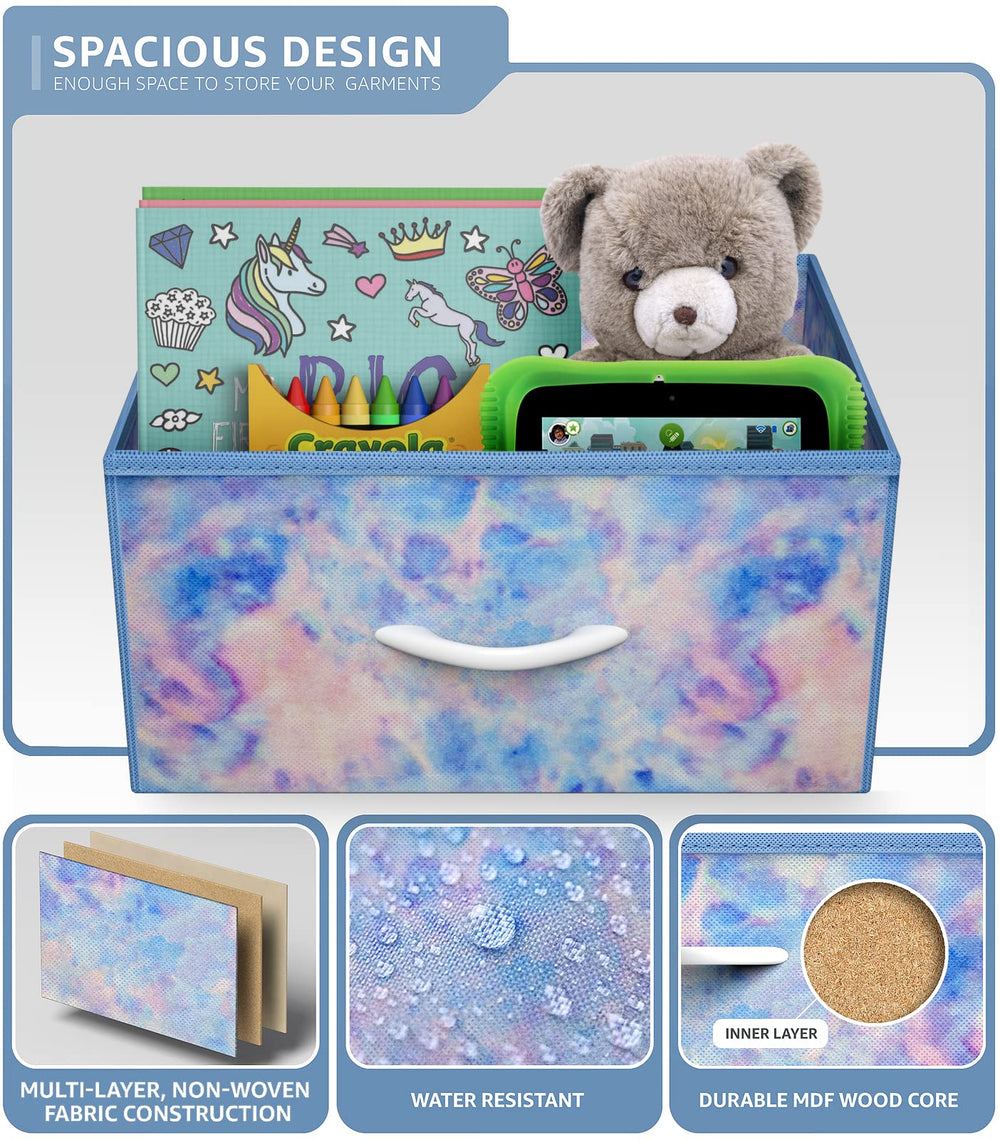 Sorbus fabric dresser steel frame offers durable, stable construction for daily use.