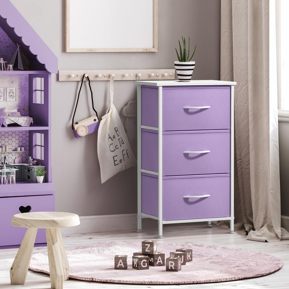 Sorbus nightstand dorm-ready setup demonstrates space-saving bedside organization.