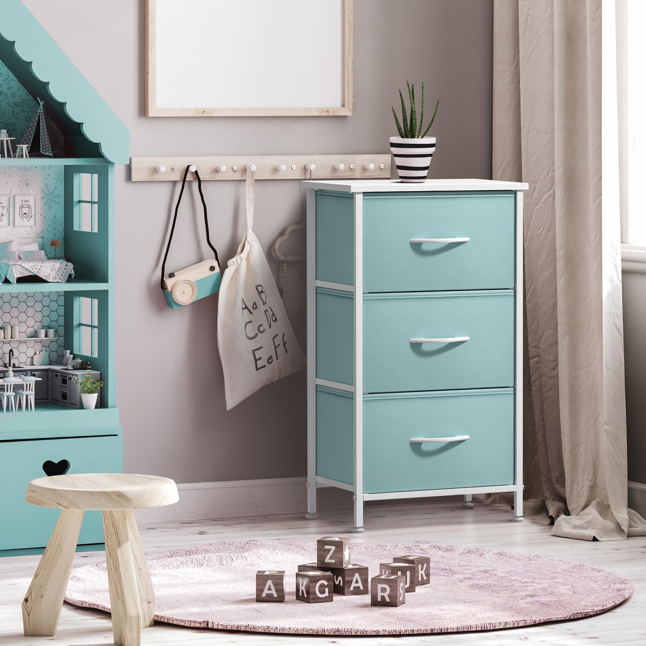 Sorbus nightstand easy-assembly process with included hardware and instruction guide.