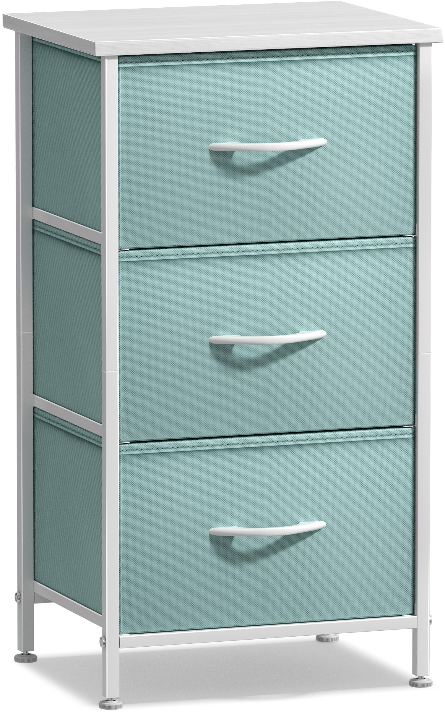 Sorbus nightstand portable design, easy to relocate within rooms or apartments.