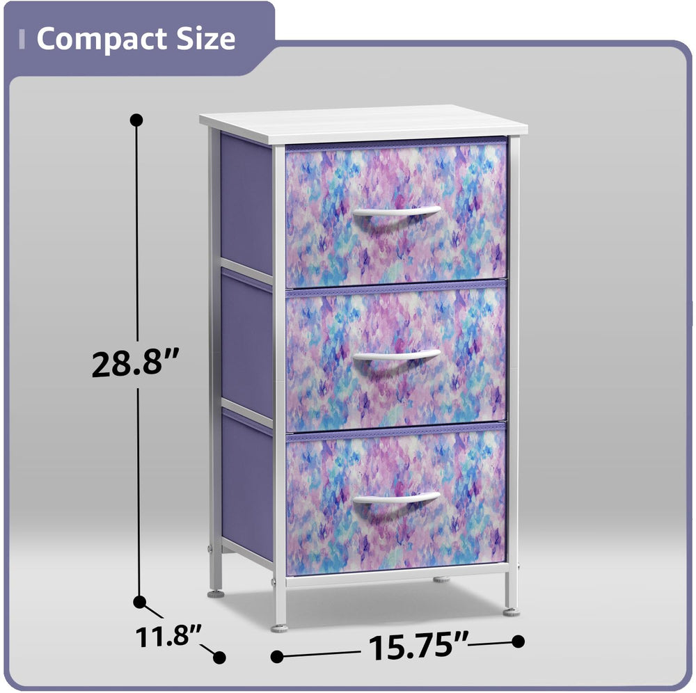 Sorbus removable fabric drawers provide flexible storage for toys and clothes.