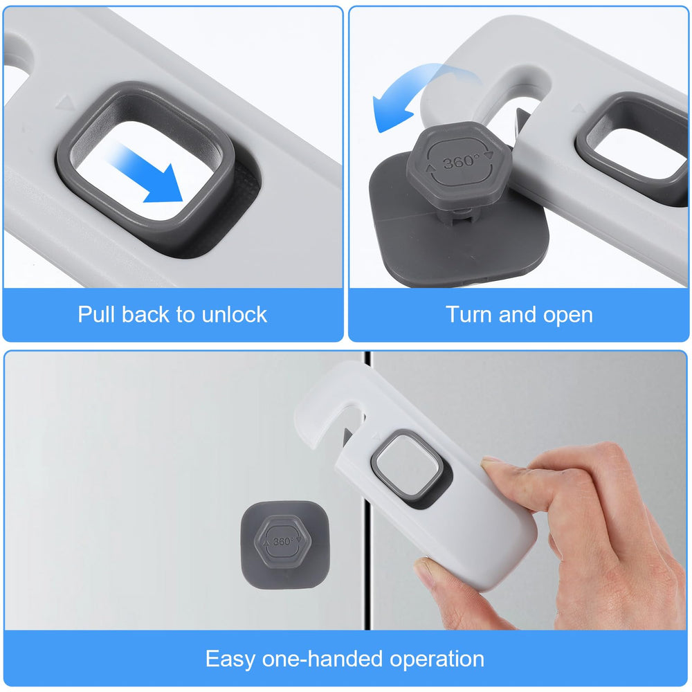 Sorcristy oven door lock demonstrates a practical kitchen safety feature without drilling.