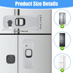 Sorcristy two-pack cabinet locks provide tool-free baby proofing for drawers and doors.