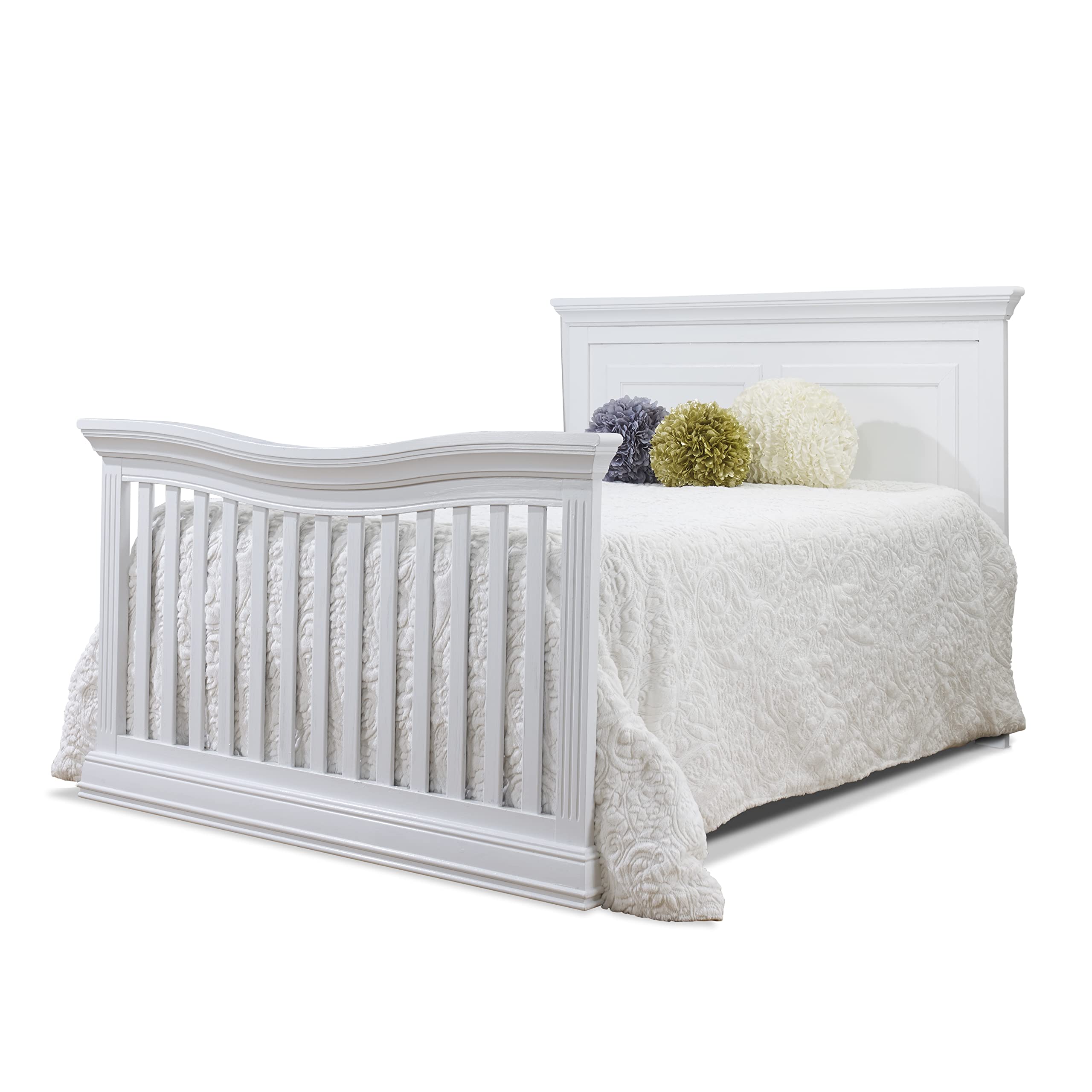 Sorelle 215 toddler bed rail in use provides safe nighttime transition