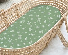 Sorrel + Fern fitted sheets highlight deep pockets and slip-resistant elastic