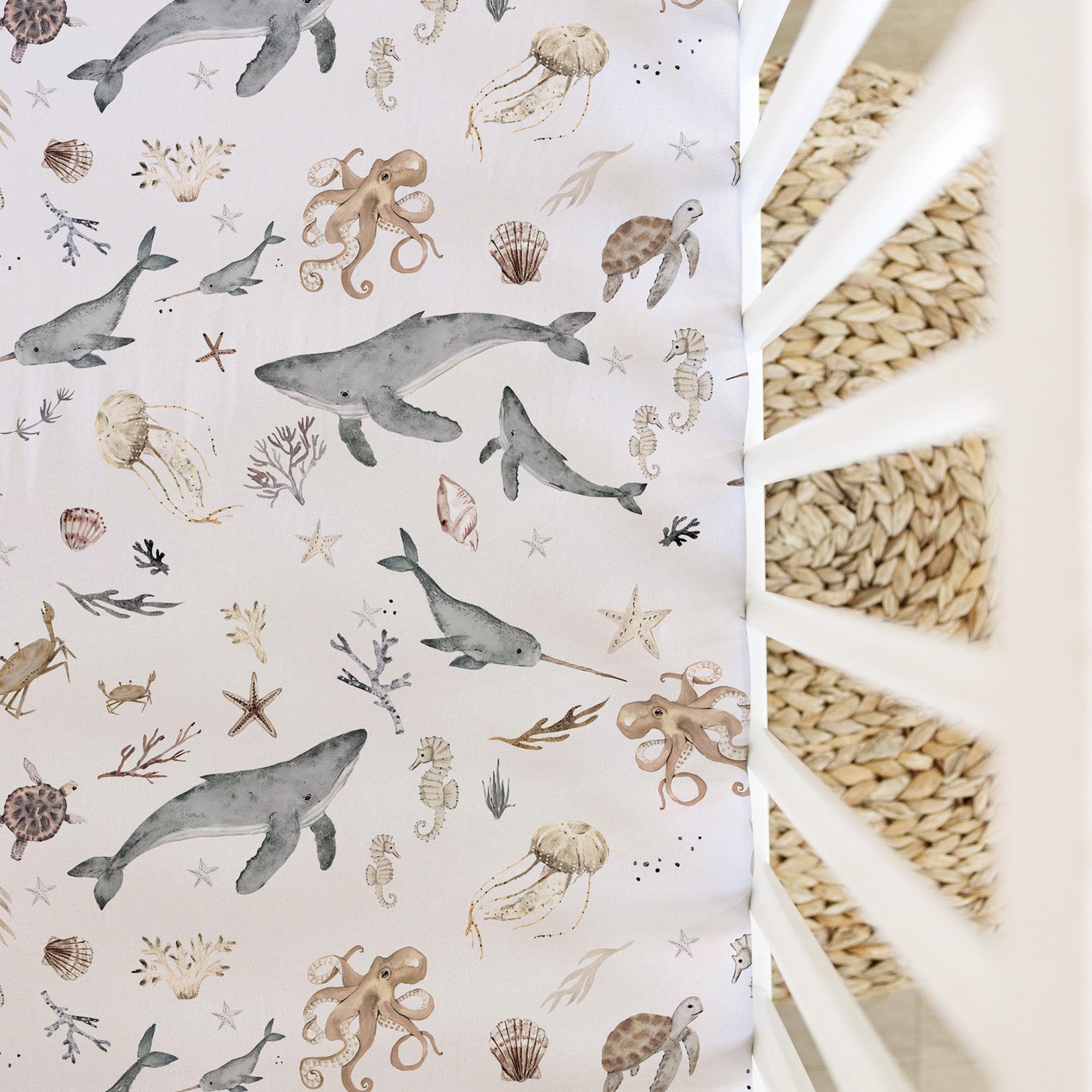 Sorrel + Fern organic cotton blend closeup demonstrates soft breathable texture for delicate skin