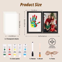 Sortnic handprint paint closeup highlights safe non-toxic colors for babies.