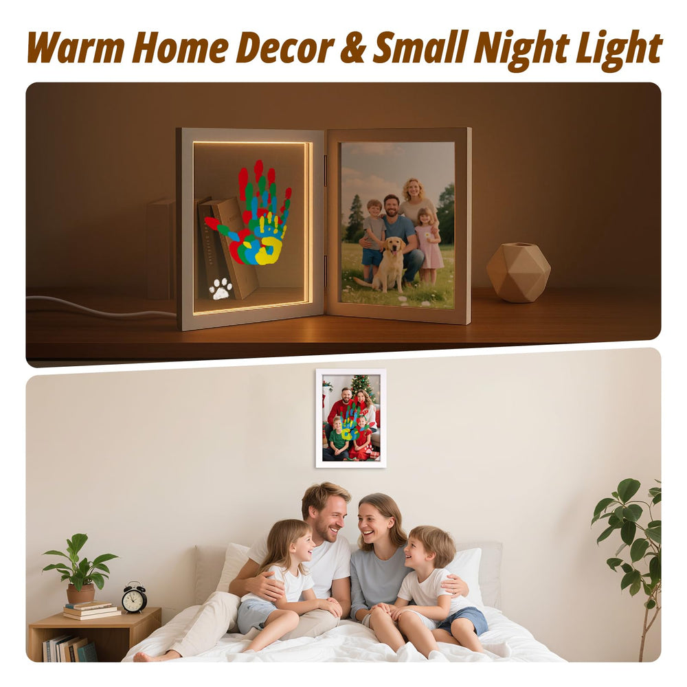 Sortnic wooden frame offers personalization with chalk marker for milestones