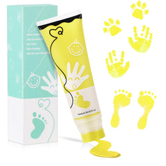 Sortnic Yellow Baby Handprint Paint showing tiny handprint for keepsakes