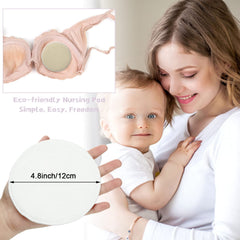 Sosation nursing pads with absorbent bamboo fabric for leak protection
