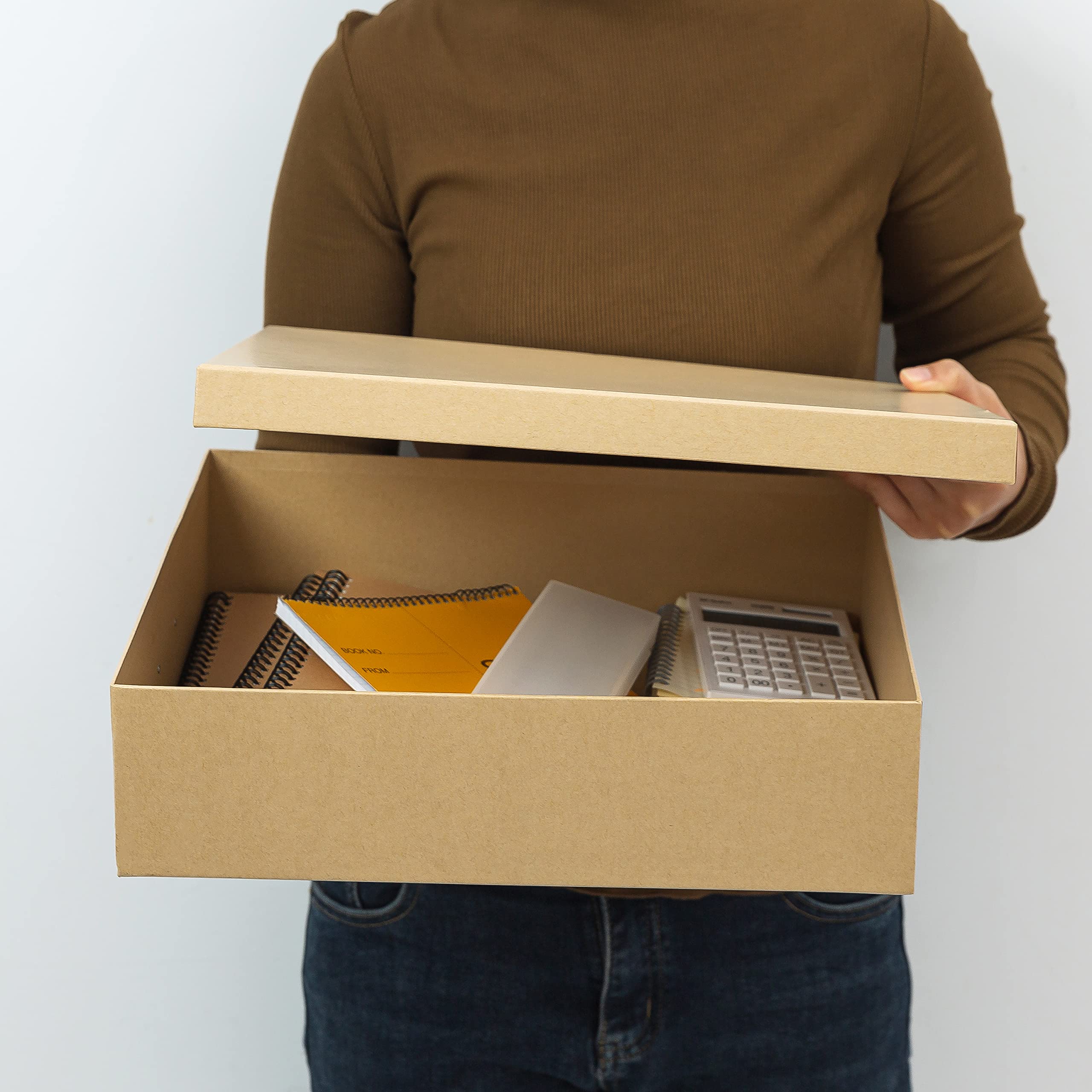 Soul & Lane large storage box with lid ideal for oversized keepsakes and memory mementos.