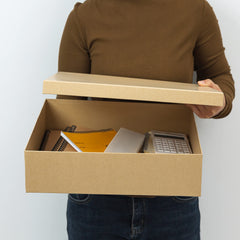 Soul & Lane large storage box with lid ideal for oversized keepsakes and memory mementos.