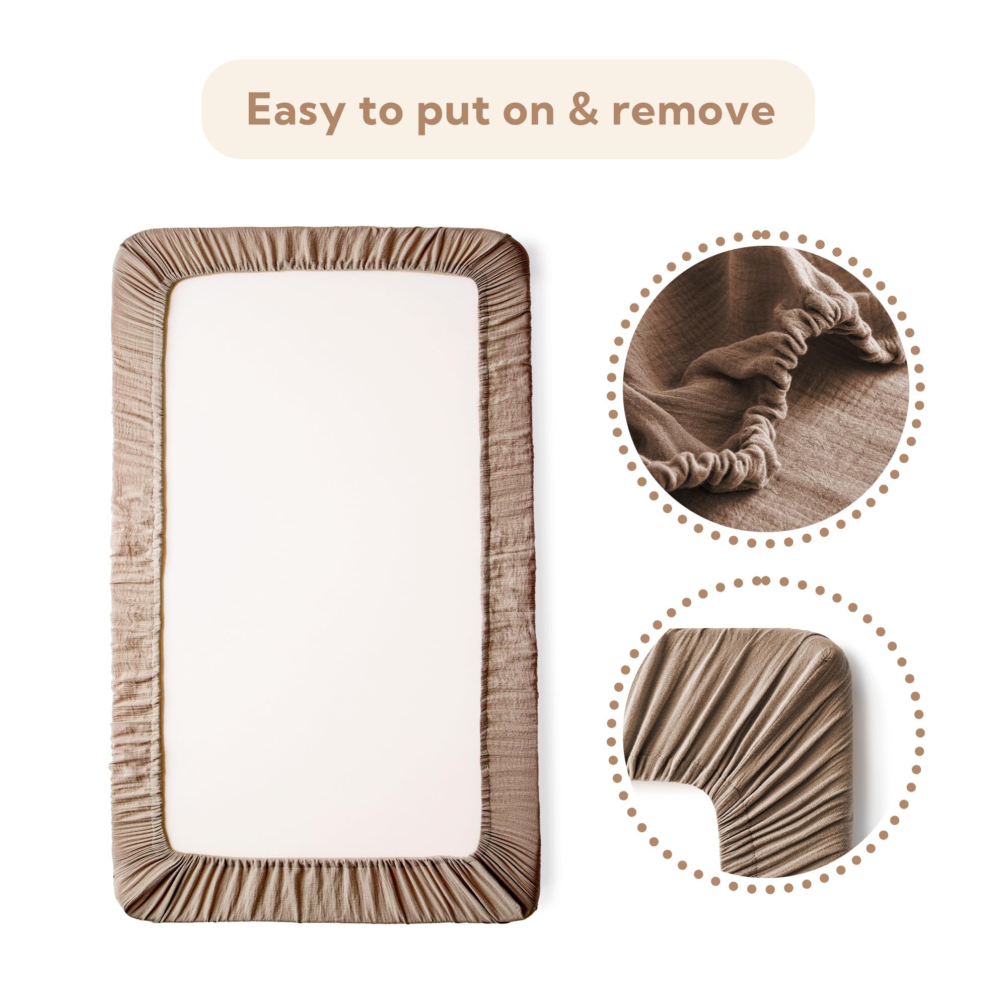 SOULFUL 2-pack in neutral colors suitable for boys or girls nursery.