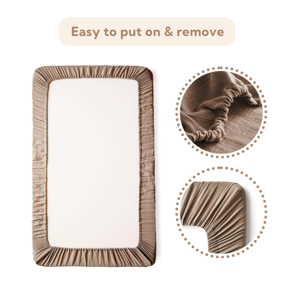 SOULFUL 2-pack in neutral colors suitable for boys or girls nursery.