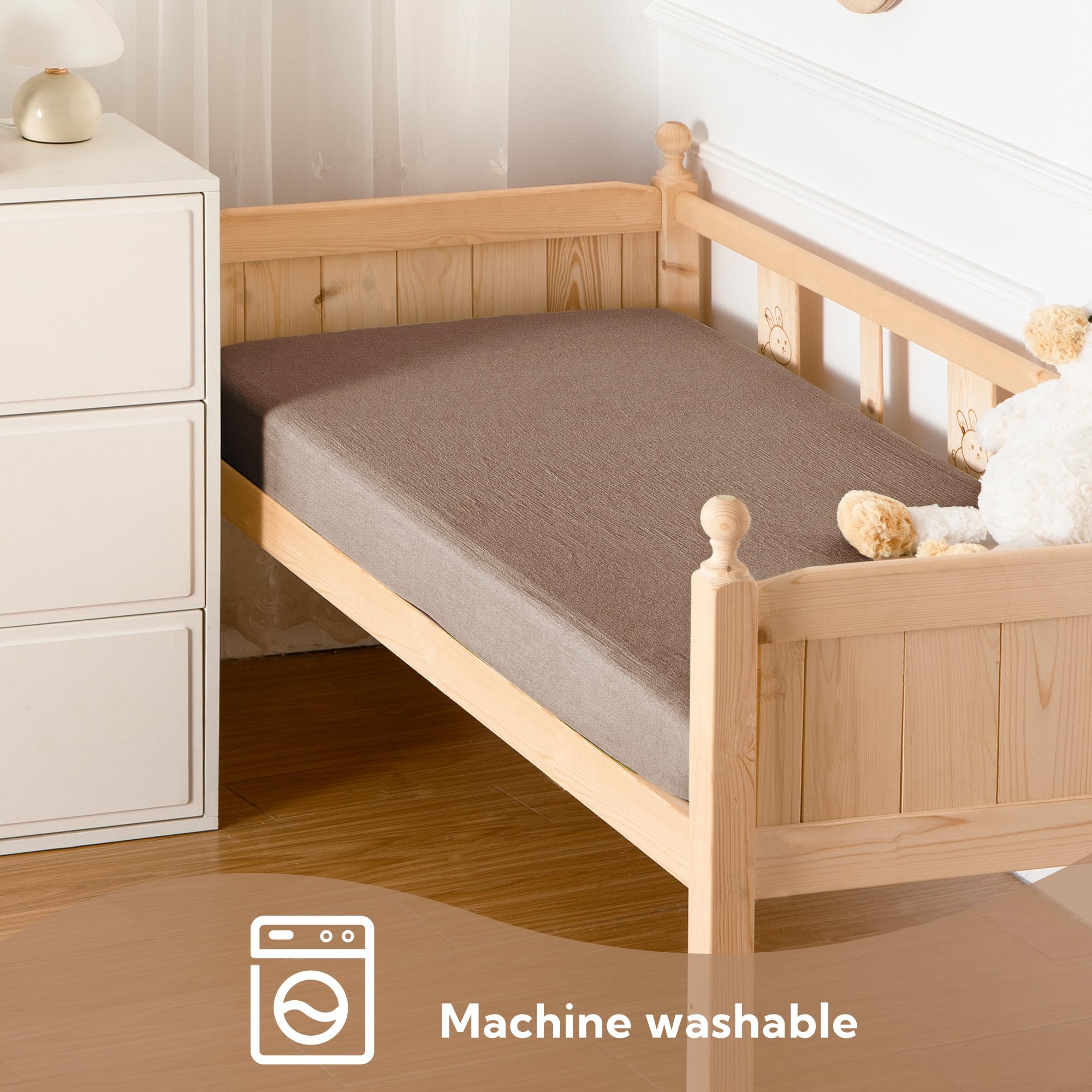 SOULFUL care label highlights machine-wash durability and easy care.