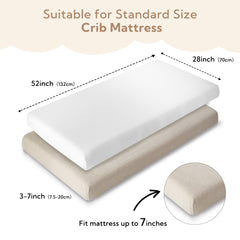SOULFUL 2-pack neutral colors ideal for boys or girls bedrooms