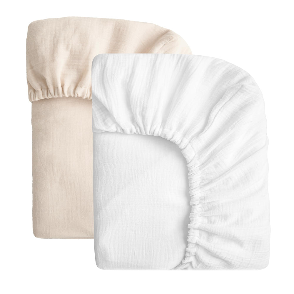 SOULFUL Muslin crib sheets offer a soft touch for baby sleep.