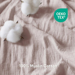 SOULFUL Muslin crib sheets standard crib size 28x52 offer secure fit.