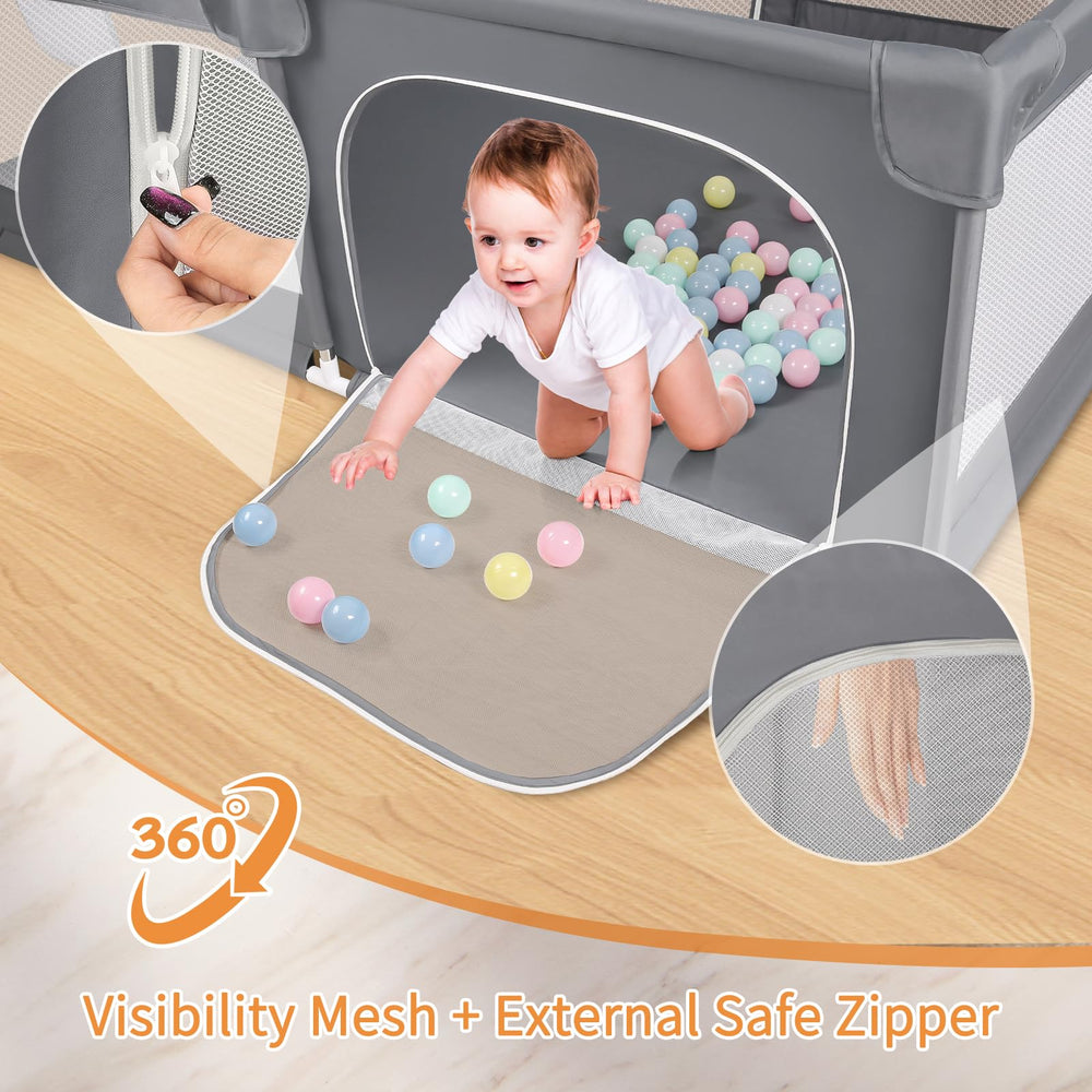 Sour Lemon outer pockets help store toys and essentials