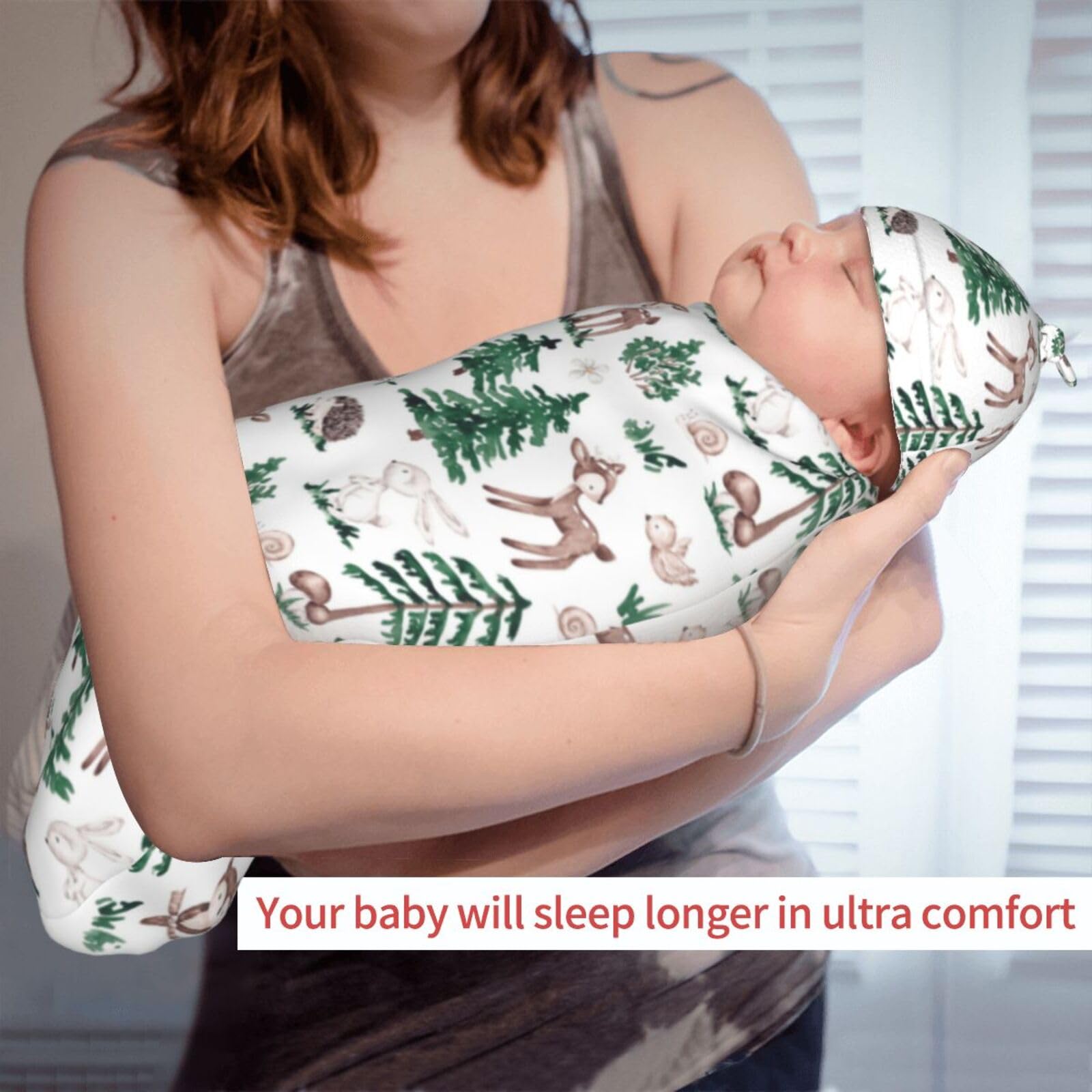 Sozzjile swaddle blanket no zip design for gentle and fuss free swaddling.