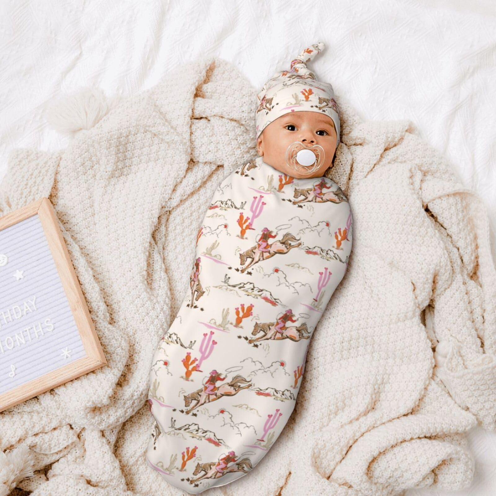 Sozzjile western baby headband adds charming style for photo moments