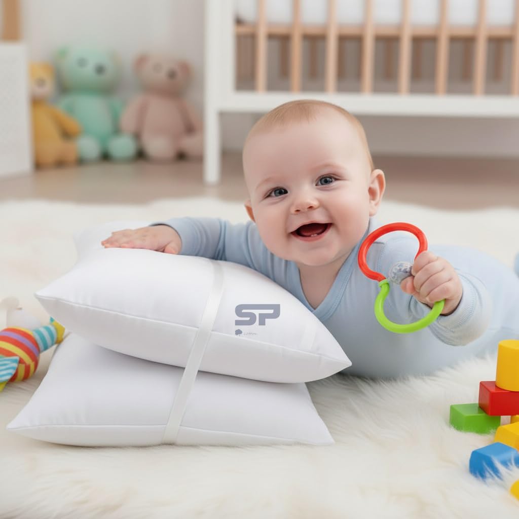 SP Cotton small pillowcase 14x20 with zipper: secure fit for tidy toddler naps