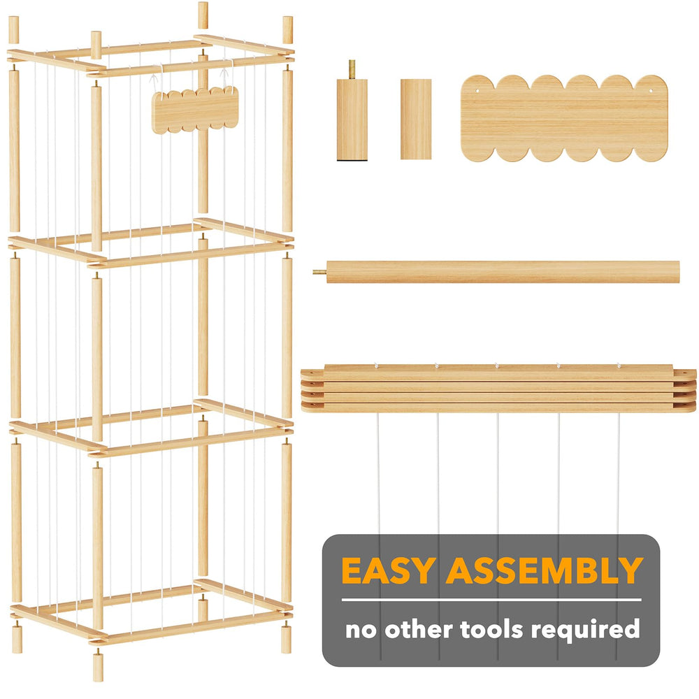 SpaceAid easy-assembly-included-instructions highlights quick, mess-free setup for busy homes