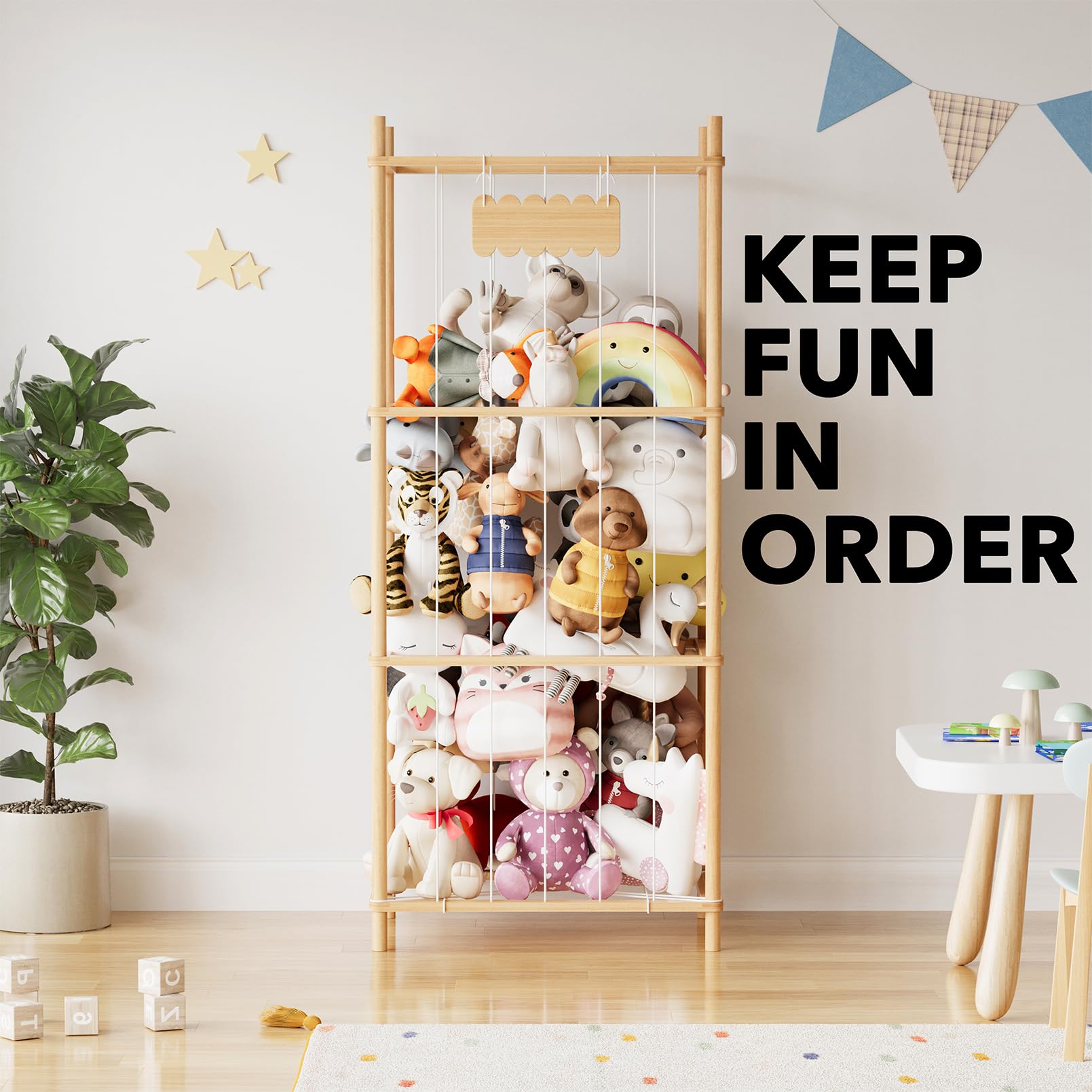 SpaceAid personalization-scalloped-board invites kids to customize their own animal zoo