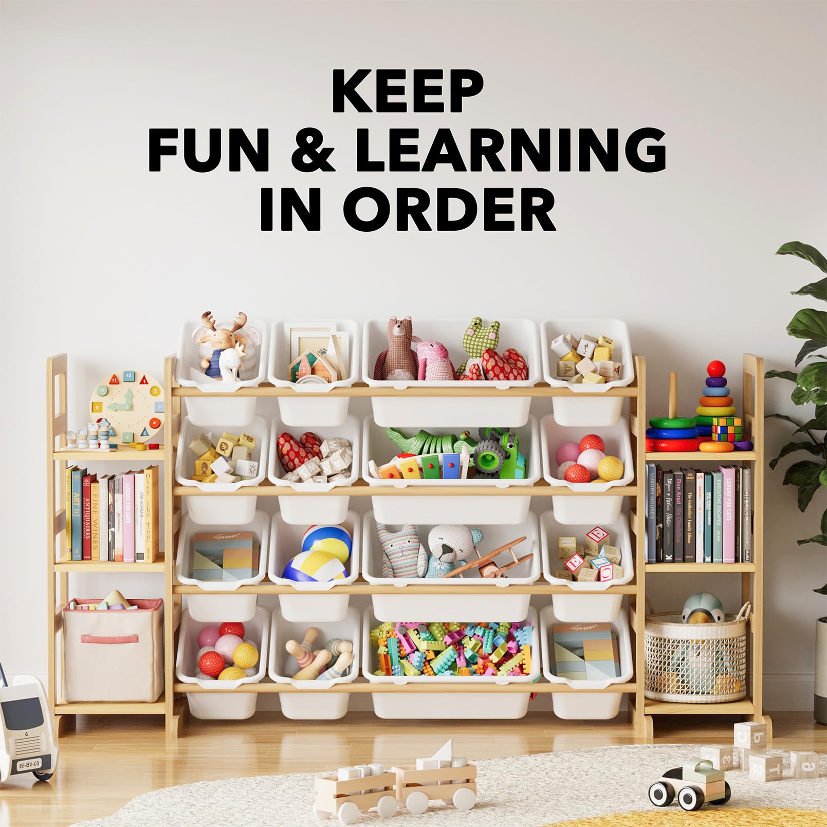 SpaceAid rounded edges design enhances child safety in playrooms.