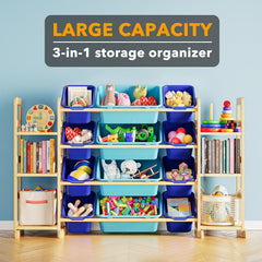 SpaceAid toy storage small bins — easy sorting for small figures and art supplies.