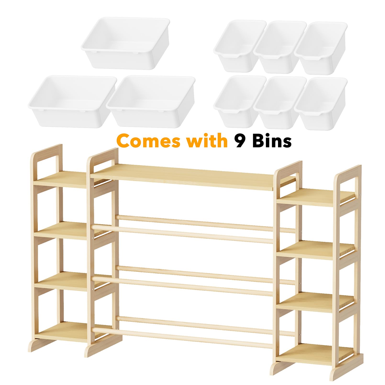 SpaceAid assembly instructions image highlighting easy setup and organization