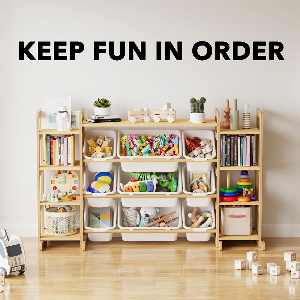 SpaceAid solid pine wood frame adds sturdy, modern look to any room