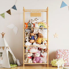 SpaceAid wooden cage assembly image highlights sturdy frame for safe nursery storage and space-saving