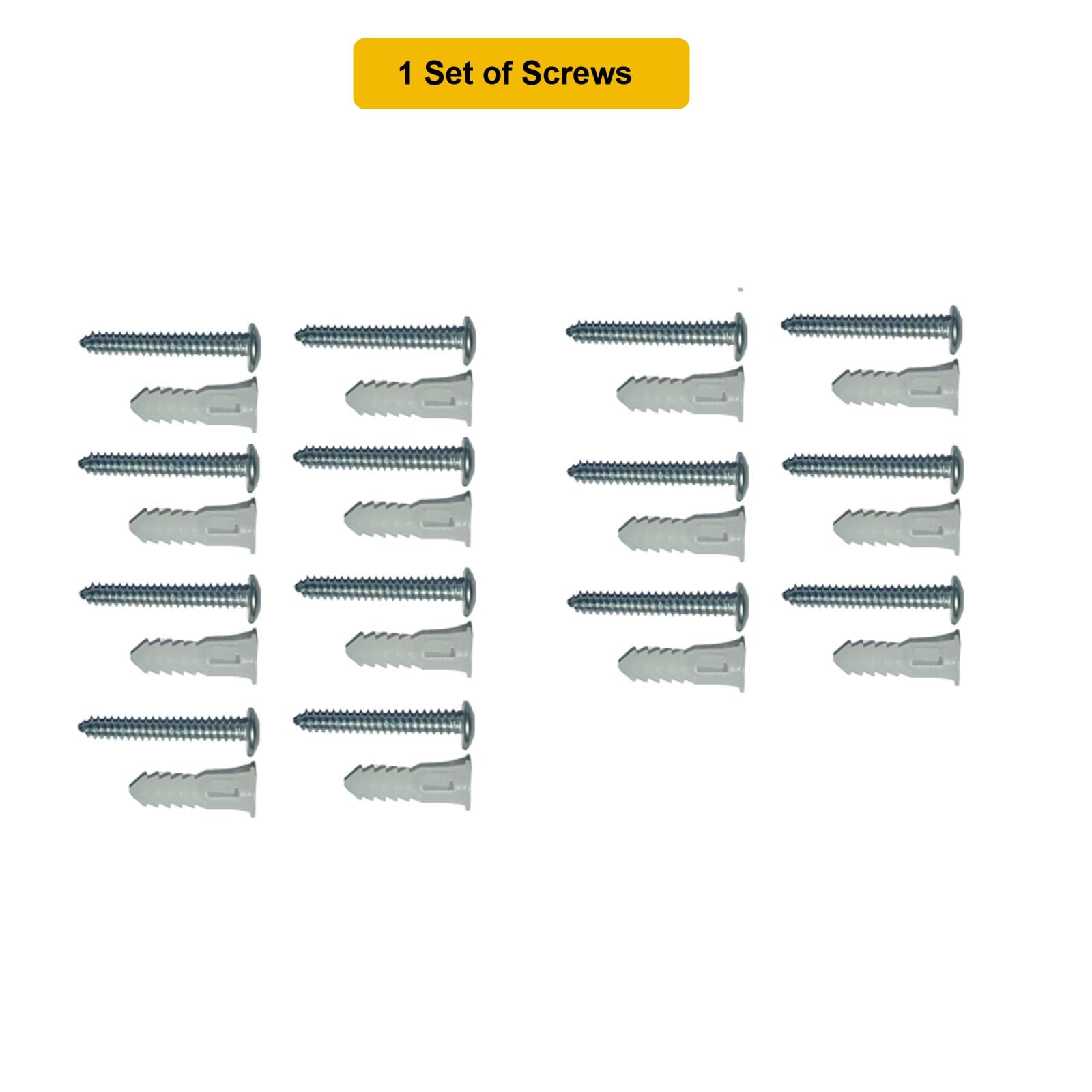 SPACEANY complete replacement kit in white ready for fast, trouble-free repairs.