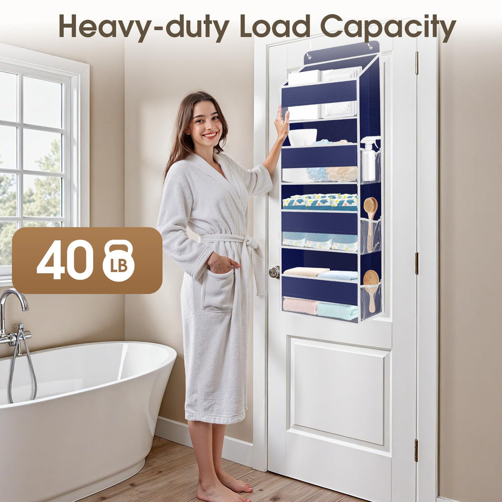 SpaceHacks 40lbs load capacity bottom reinforcement ensures stable storage