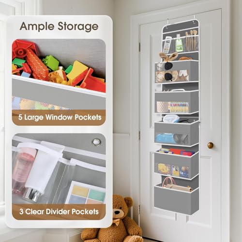 SpaceHacks over-door install shows quick setup saving floor space in any room.