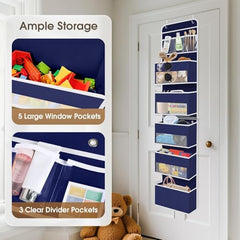 SpaceHacks easy install over-door hooks for quick setup