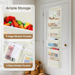 SpaceHacks beige dimensional view illustrating tall, space-saving design