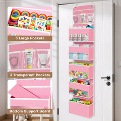 SpaceWhisper nursery storage pink ideal for diapers and towels within reach
