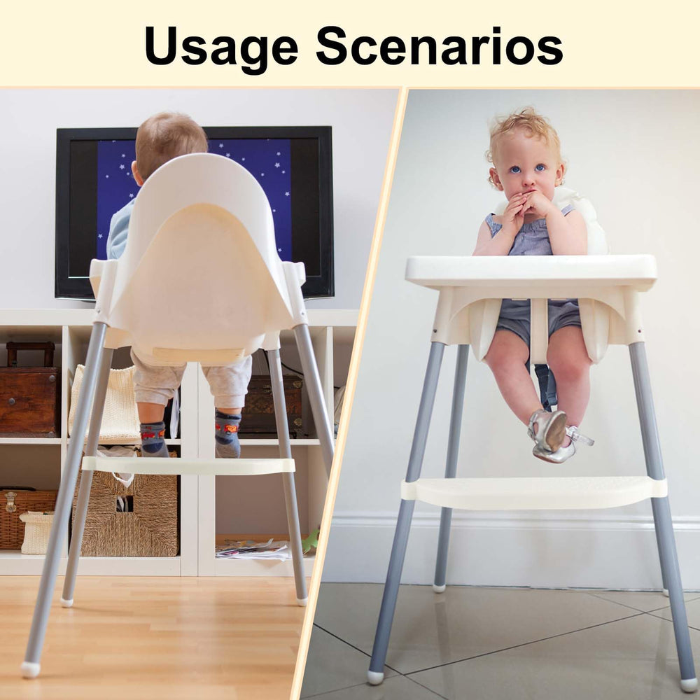 SpaceWings footrest includes hardware for quick setup