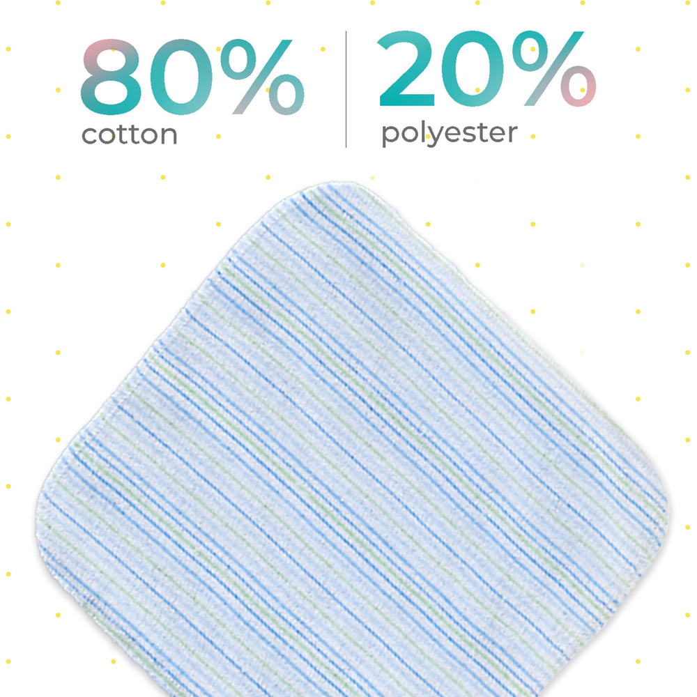 Spasilk absorbent baby washcloth 9x9 for quick cleanups
