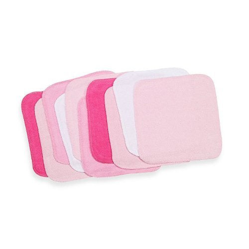 Spasilk absorbent baby washcloths 9x9 inches shown for everyday messes and mealtime cleanup.